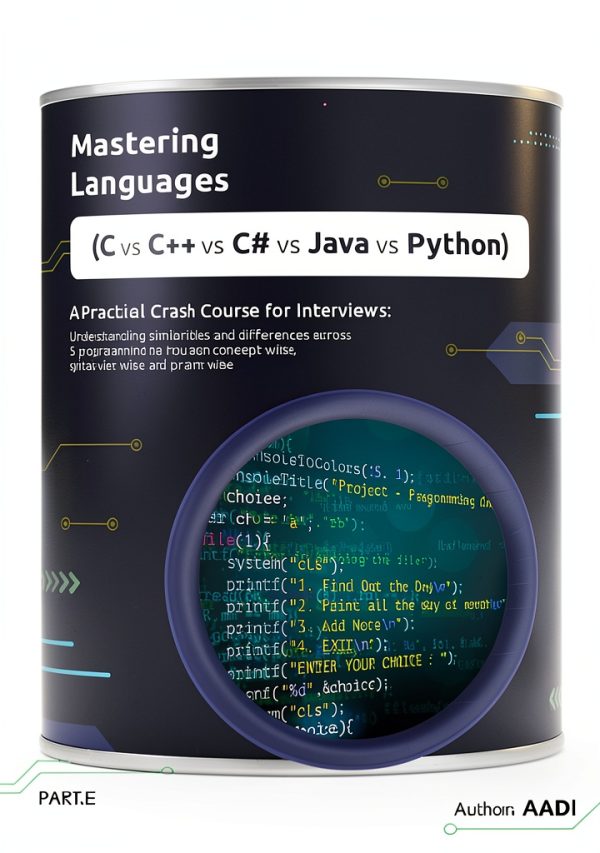 Java, C, C++ Programming Kindle eBook by TechPress 747‑Page Guide-0